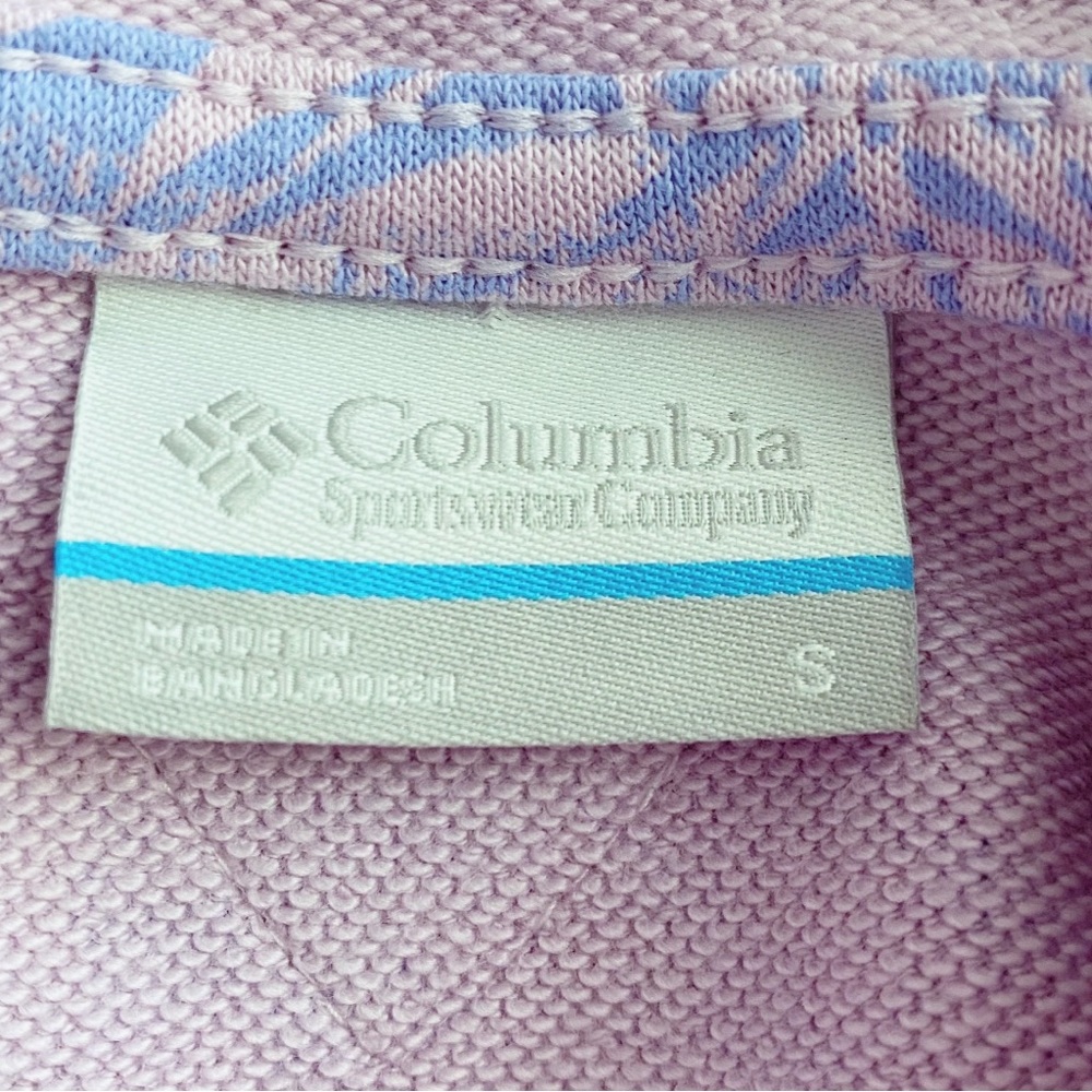 Columbia Women's Slack Water PFG French Terry Hoodie Purple Serenity/Palmetto S - Picture 11 of 12